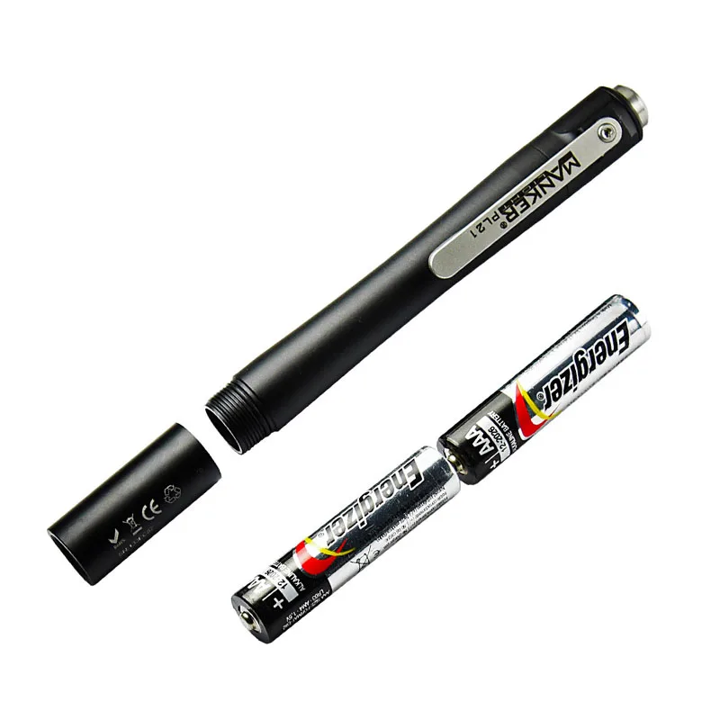 Manker PL21 Penlight/Flashlight, 200 Lumens, Powered by 2pcs AAA Battery, Constant Current Circuit, IPX8 Waterproof,2m Anti-drop