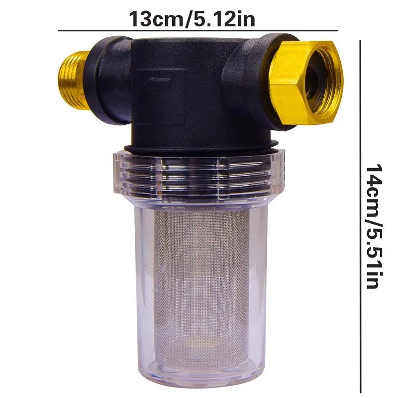 Water inlet filter screen of car washing machine car washing filter garden water pipe American Standard thread car washing