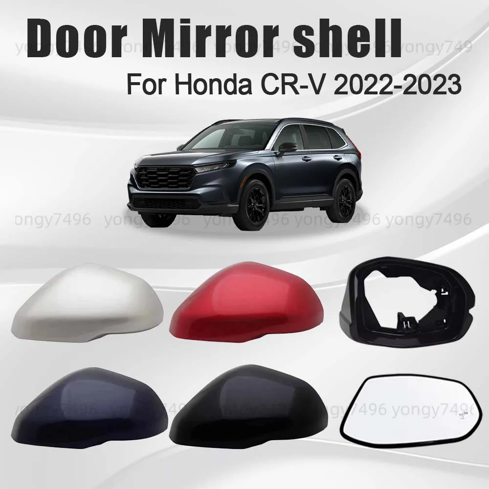 

Protective Cover Door Mirror Shell For Honda CR-V 2022 2023 Picture Frame Heated Lens Lower Cover No Camera Cars Accessories