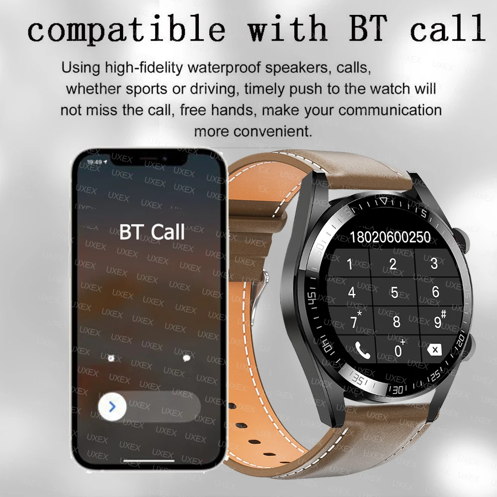 الأعمال Smartwatch ساعة Hombre الاتصال اللاسلكي النشاط المقتفي صورة مخصصة 1.52 HD ساعة هدية الكريسماس ساعة المرأة الكلاسيكية