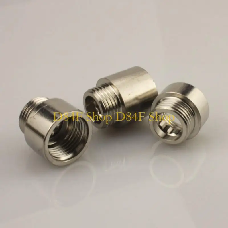 D84F 3Pcs Tap Extension Connector Internal External Thread Heavy Duty Stainless Steel Plumbing Temperature Resistant