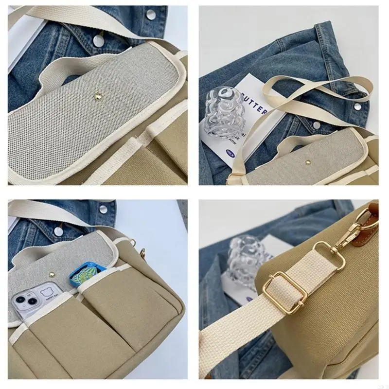 

Women Crossbody Bag Simple Shoulder Bag Solid Japanese-Style Bag 20CA