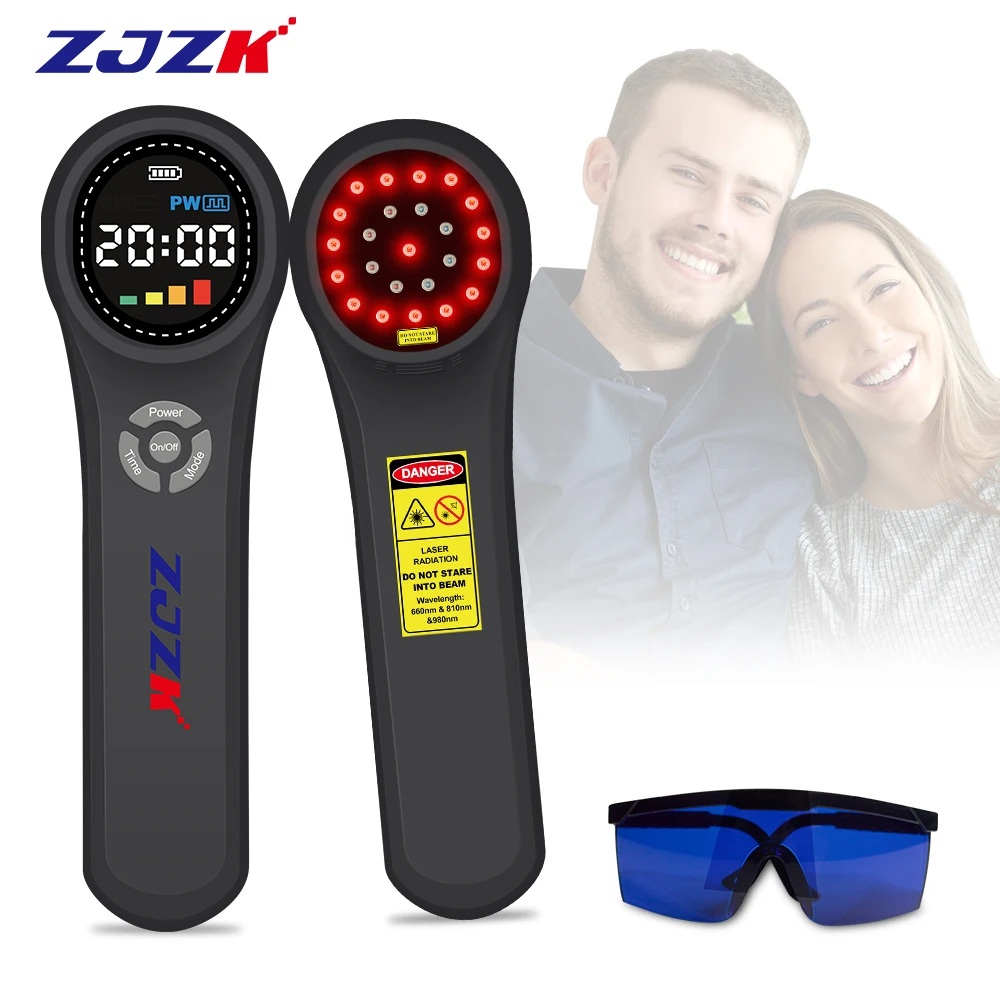 

ZJZK Microlight Cold Laser Pet Therapy 810nmx4diodes+980nmx4diodes For Shoulder Pain Near Me soft tissue injuries knee arthritis