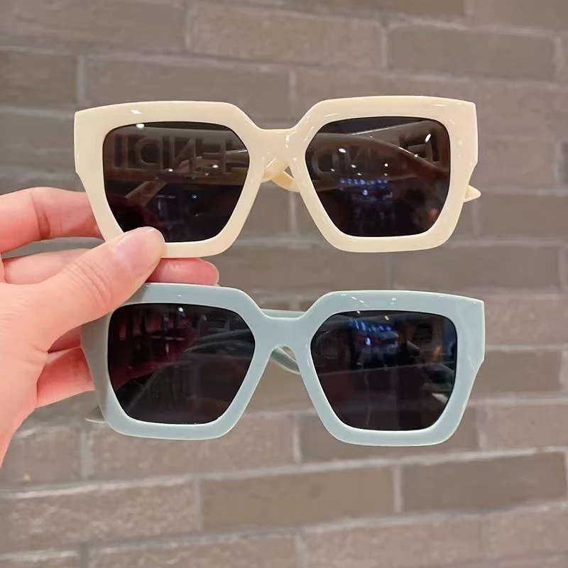 Children Sunglasses Retro Kids Sun Glasses 2023 Fashion Brand Design Boy Girl Vintage Square Goggles Baby Travel Eyewear UV400