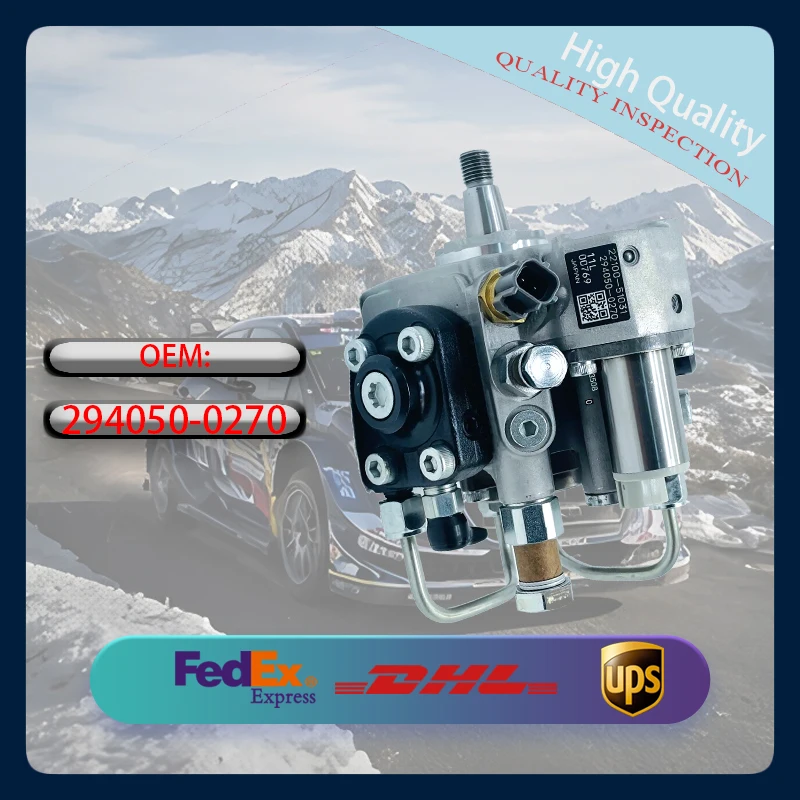 

HP4 Common Rail Fuel Injection Pump 294050-0270 Compatible with Land Cruiser 1VD-FTV Engine 22100-51031 22100-51030