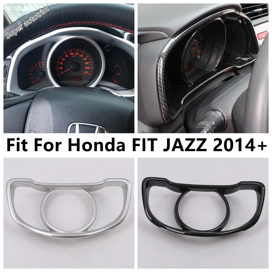 

Car Dashboard Instrument Panel Screen Frame Decor Cover Trim For Honda FIT JAZZ 2014 - 2020 ABS Carbon Fiber / Matte Accessories