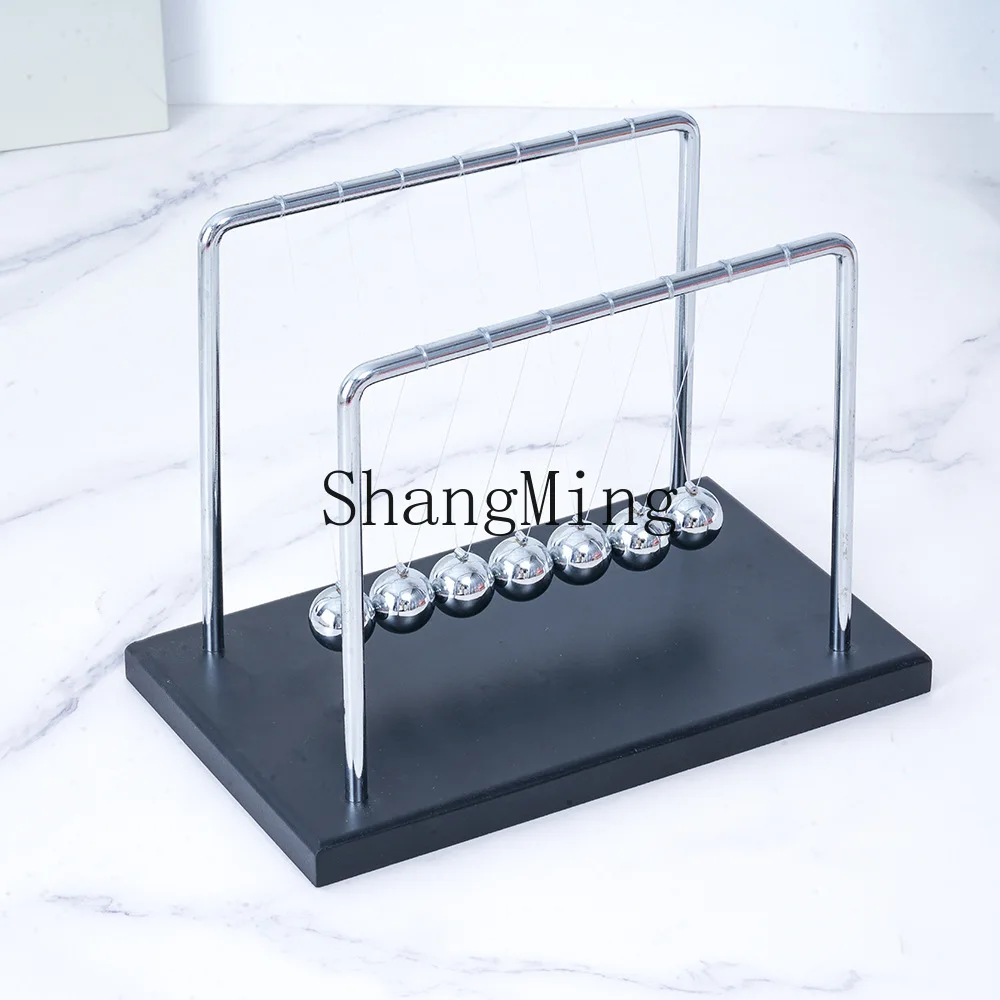 

DSA swing ball touch ball solid wood bottom ornament desk decoration creative home living room decoration simple