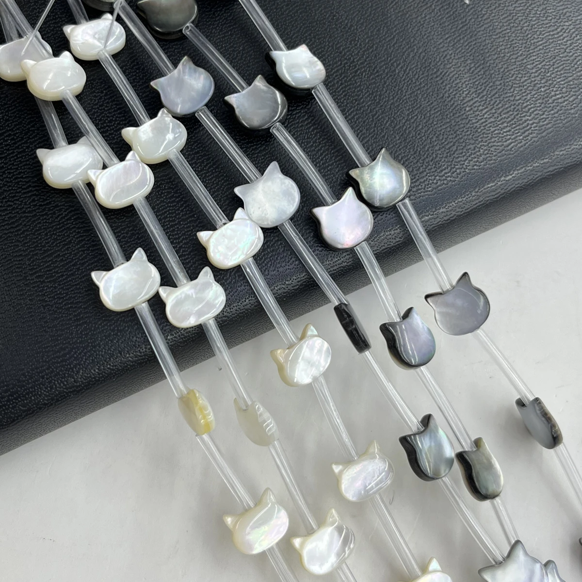 

10mm Fine Natural Freshwater Shells Small Cat Heads Beads Jewelry Making DIY Necklace Bracelet Earrings Accessory Wedding Women