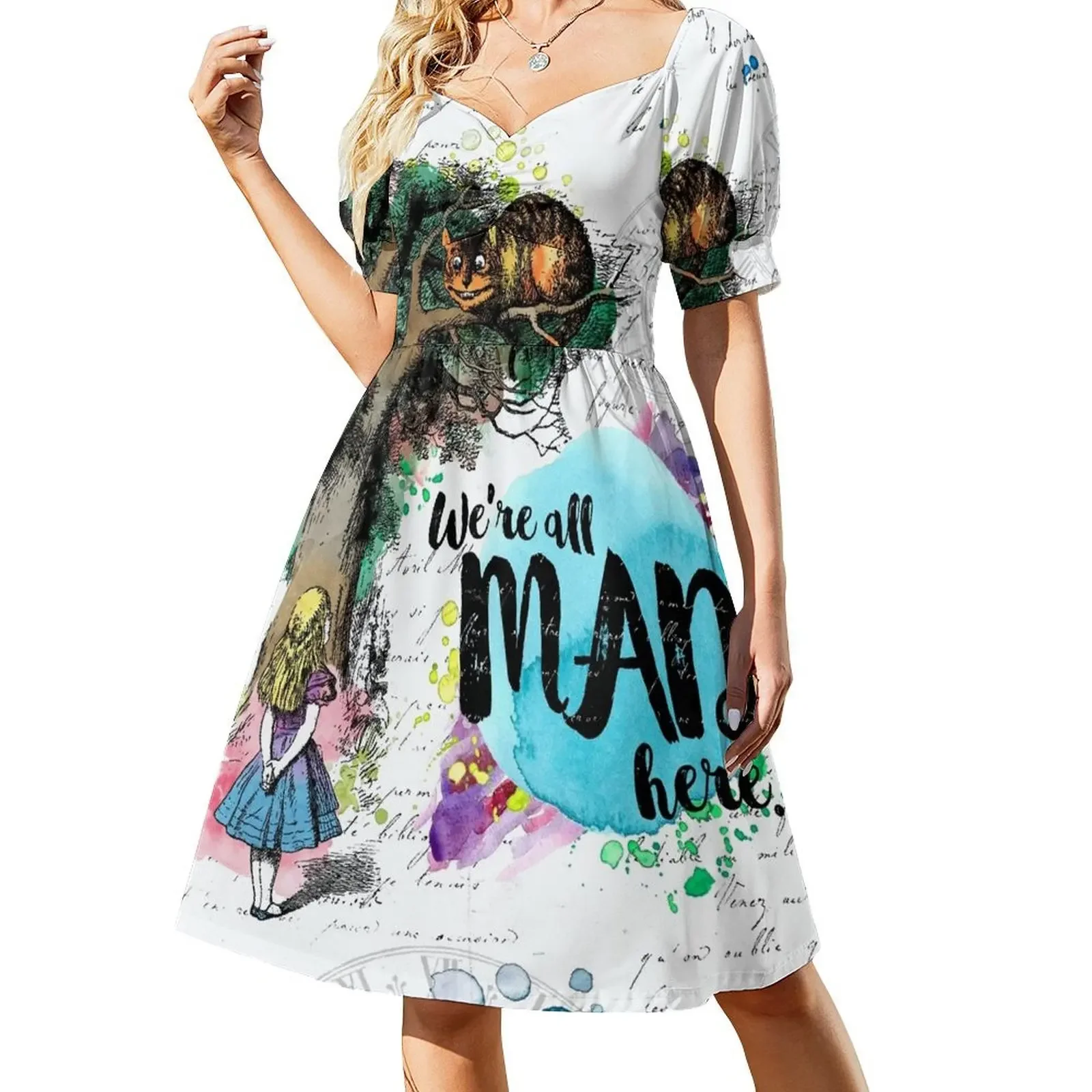 

Alice - We're All Mad Here Sleeveless Dress women dresses sexy dress Dress