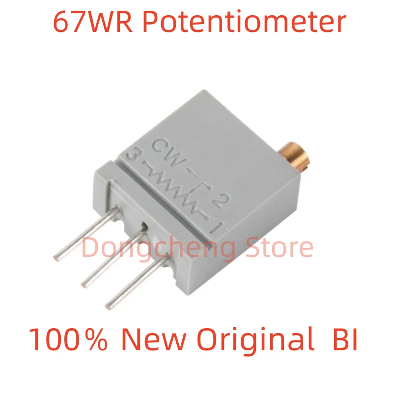 

10 шт. Мексика BI 67WR 100R 200R 500R 1K 2K 5K 10K 20K 50K 100K 10R 20R 1M 2M 5M 50R многооборотный потенциометр с точной обрезкой