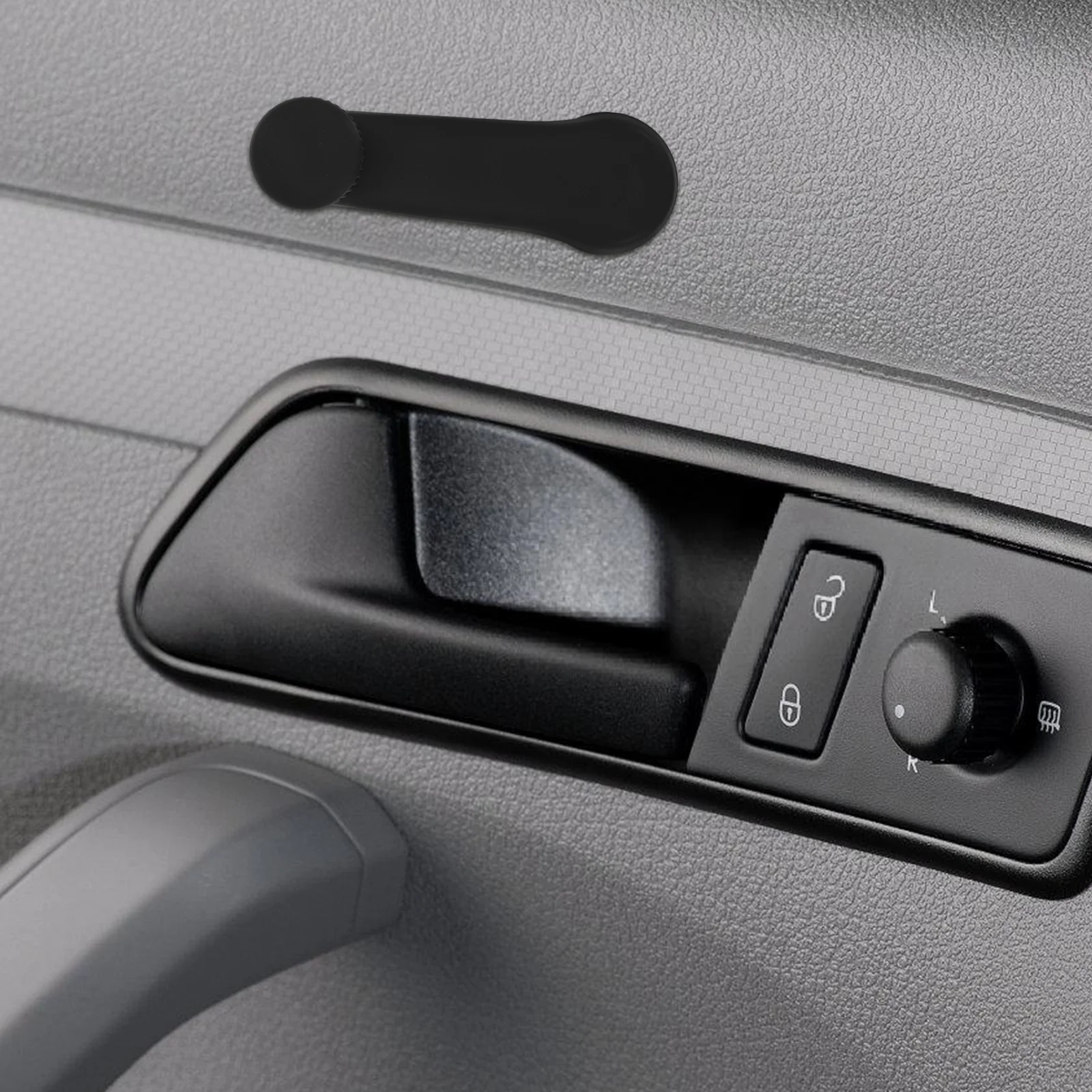 

1Pair Auto Window Crank Handle Stylish Design Durable Easy Installation for Car Door Accessories Manual Window Winder Riser