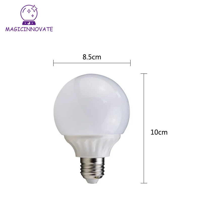 Magnet Control Light Bulb (White Color) Magic Tricks Stage Gimmick Mentalism Props Ring Accesseries