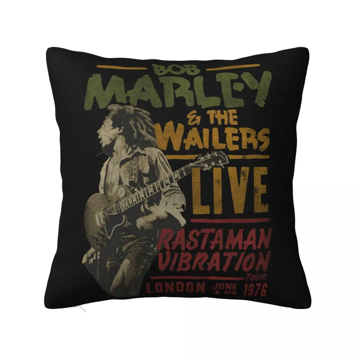 Bob Marley Rastaman Vibration Tour 76 Official Merchandise M L Xl Neu Hipster Womens Pride Low Price Pillow Case