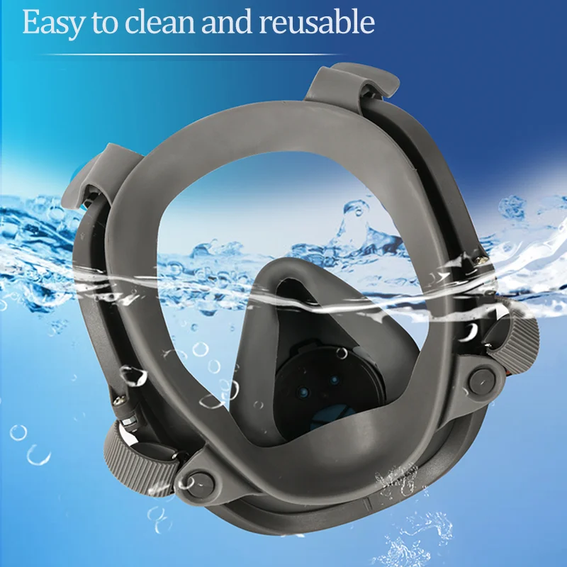 6800 フルフェイス呼吸マスク、2091 ダストフィルター、有機ガス、ペイントスプレー、化学薬品、防塵に広く使用されています。