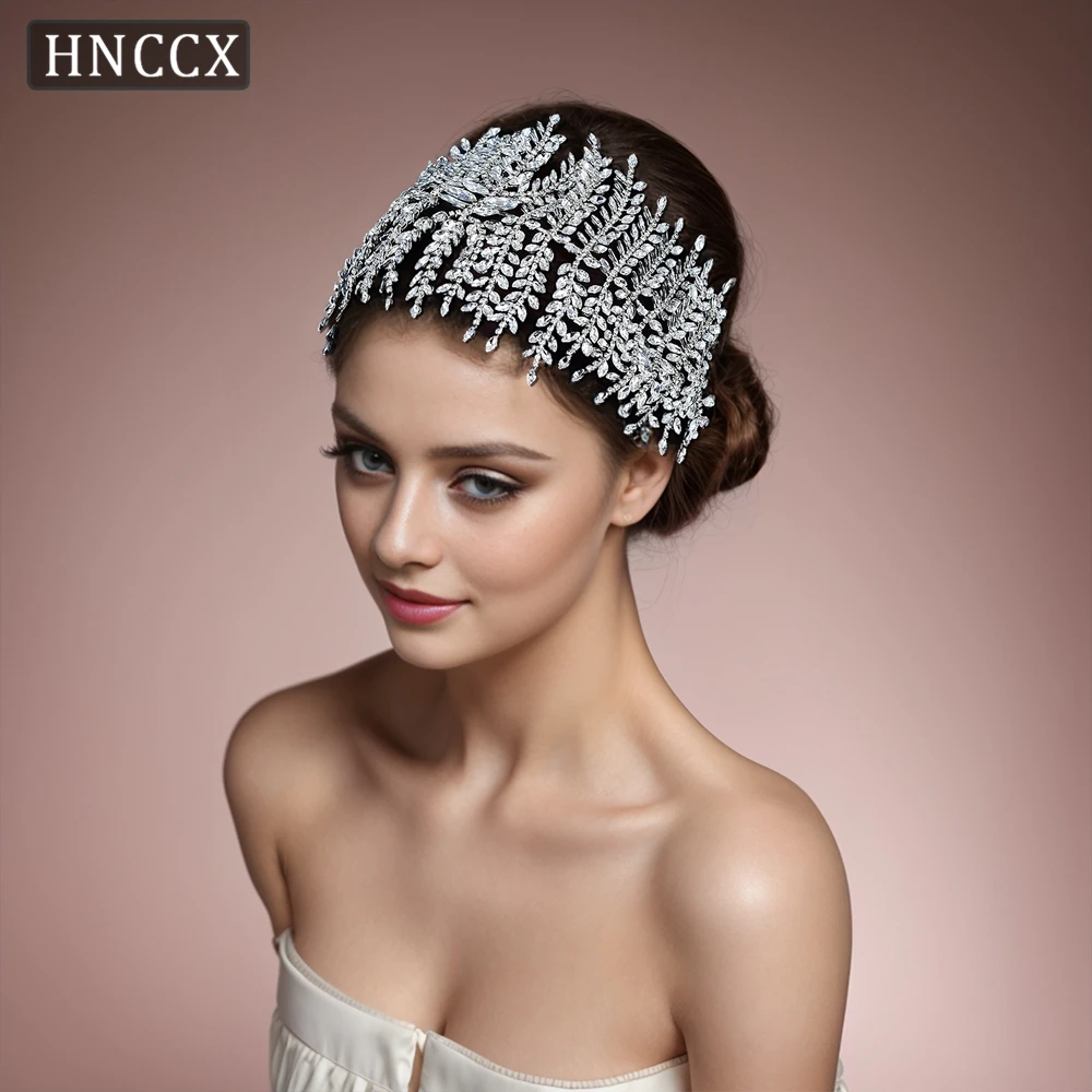 

HNCCX Wedding Full Rhinestone Bridal Headband Elegant Woman Headdress Bridal Dinner Party Hair Accessories Headpieces CP435