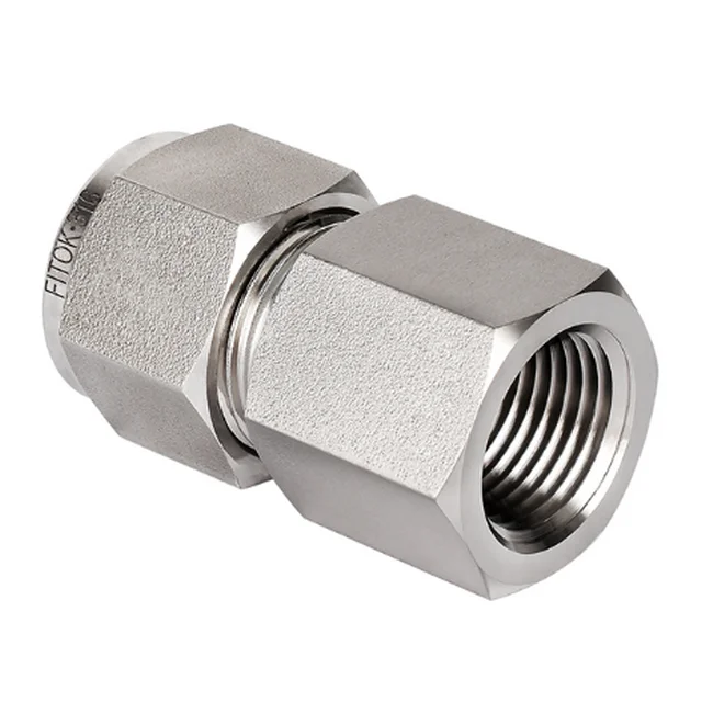 316 Stainless Steel FITOK 6D Series Tube Fitting Male Connector 1/2 In. OD 3/4 NPT SS-CM-FL8-NS12 SS-810-1-12 Origin 0.5kg-HDF