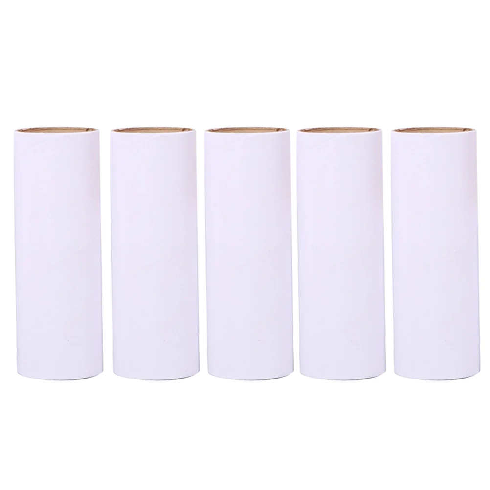 10 pièces Tube de papier artisanal rouleaux de bricolage Premium pour les projets scolaires de classe d'art pour enfants Tubes en carton recyclables 15Cm couleur blanc et bois