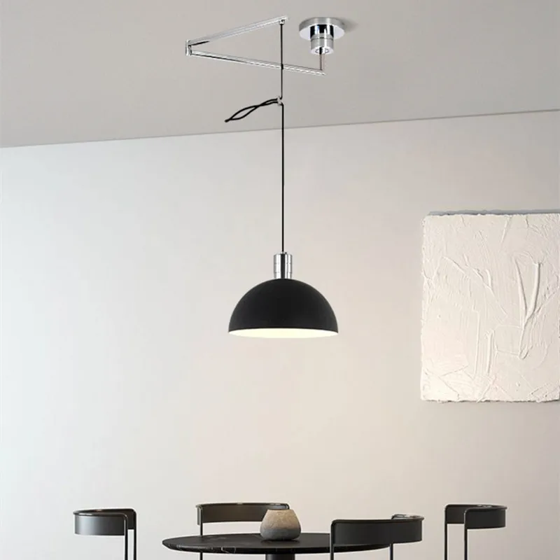 Modern foldable chandelier Nordic Telescoping Pendant Light Living Dining Bedroom Loft Kitchen Denmark Designer Pendant Light