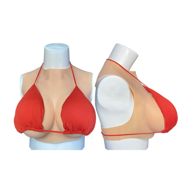 

Realistic Silicone Breast Forms for Crossdresser Trans Cosplay Enhance Nipple Areola Plump Soft Shake Fake Boobs B C D E G Cup
