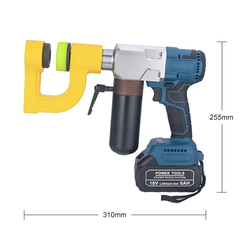 Machine d'ouverture de pont hydraulique électrique MZS-25, avec batterie au Lithium, outil de poinçonnage en acier à canal C pour la Construction