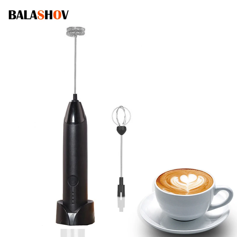 

Wireless Milk Frothers Electric Handheld Blender 3 In 1 Electrical Mini Coffee Maker Whisk Mixer for Coffee Cappuccino Cream