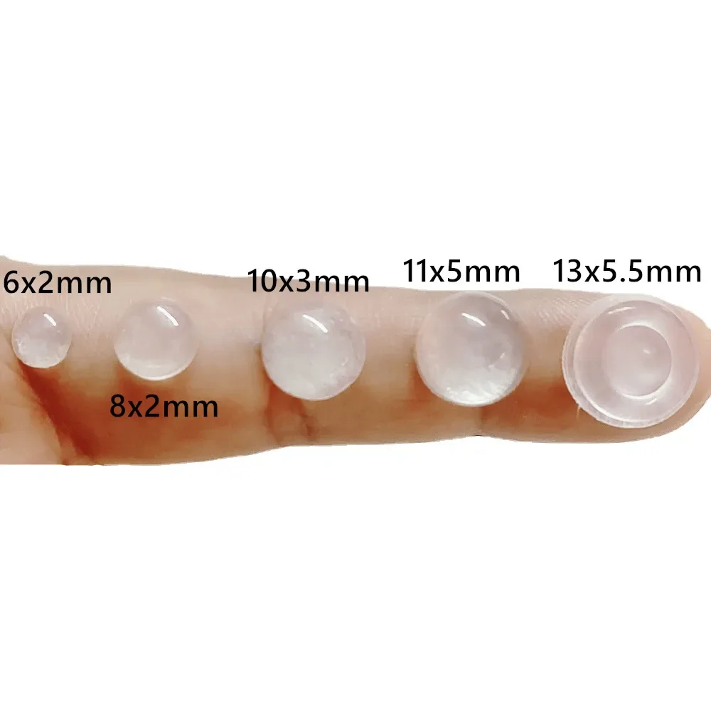 300Pcs Self Adhesive Door Stopper Rubber Damper Buffer Cabinet Bumpers Silicone Furniture Pads Cushion Protective Pads image 3