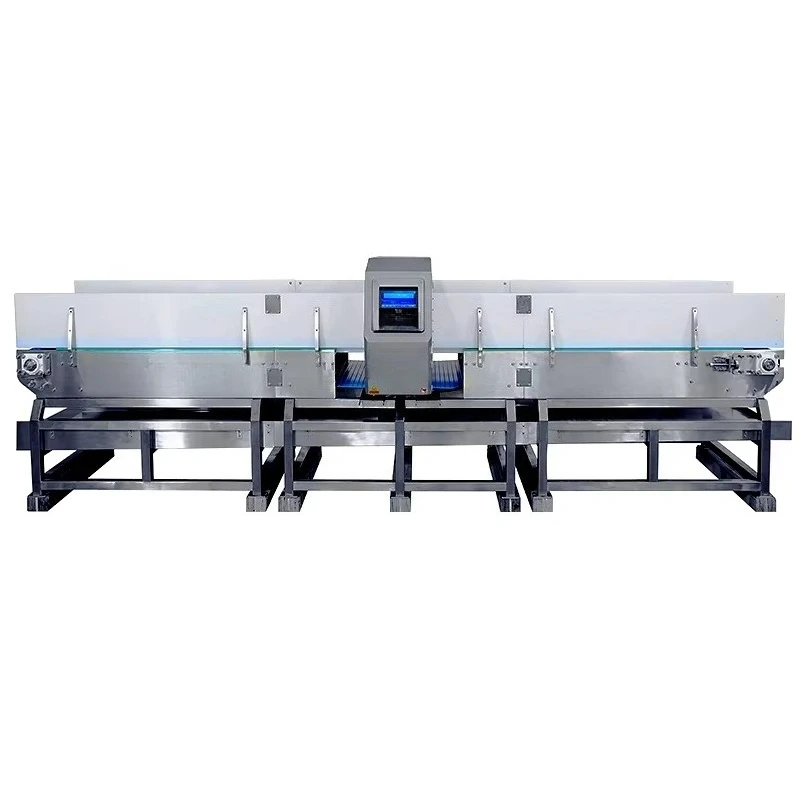 SGWEIGH Brand Online Adjustable Sensitivity Electromagnetic Wave Detection Food Grade Industrial Conveyor Metal Detector Machine
