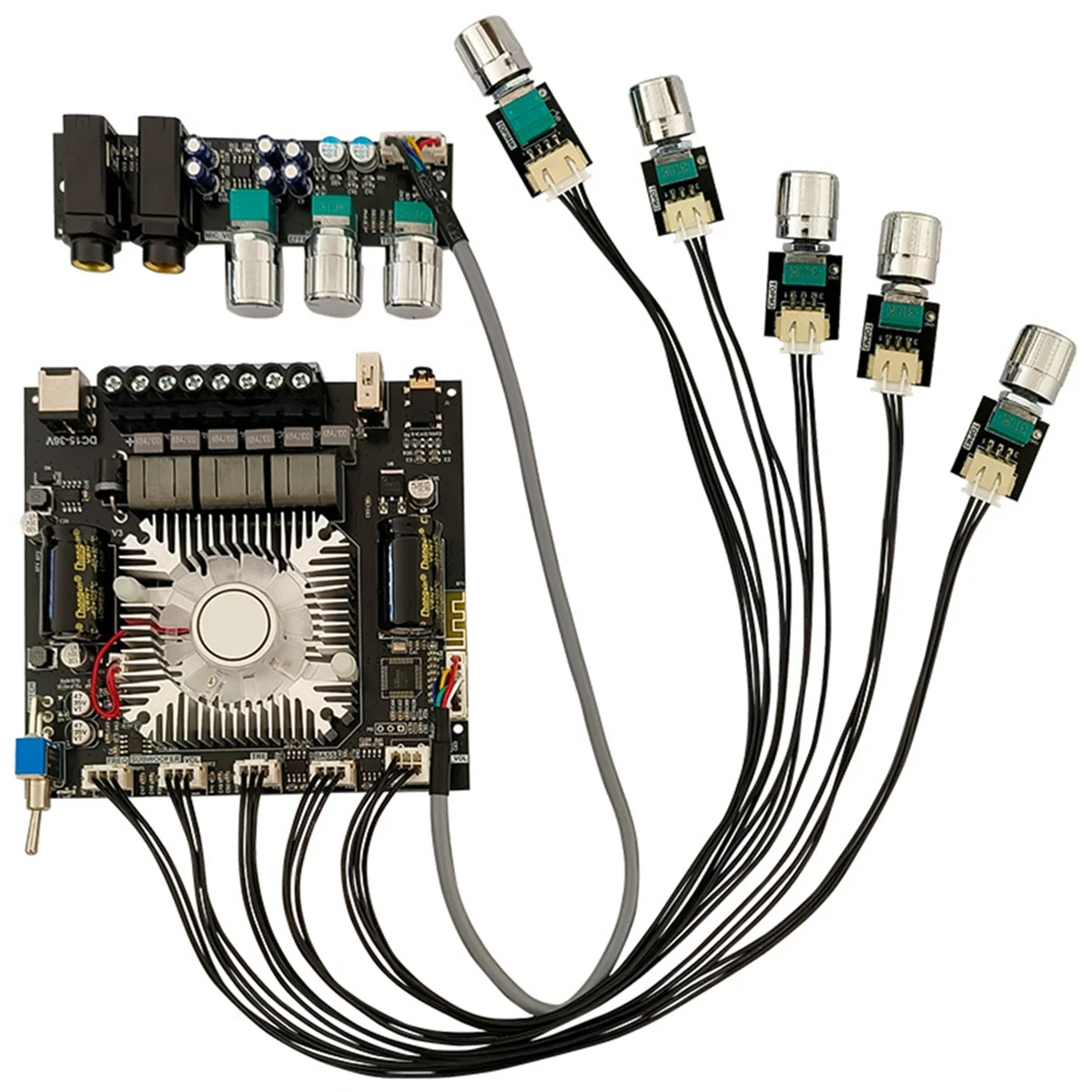 A51I -DAM L1 مضخم الطاقة الرقمي مجلس ستيريو 2X220 واط و 350 واط مضخم صوت بلوتوث وحدة مكبر للصوت مع سلك محمي أ