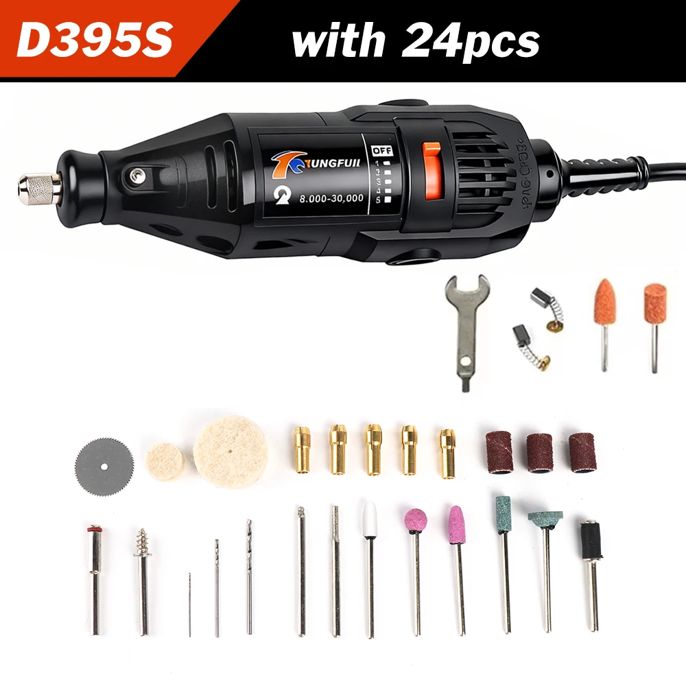 Mini elektrische boorgraveermachine, Dremel roterend gereedschap, graveurslijpmachine compatibel met elektrisch gereedschap, accessoires, 220V