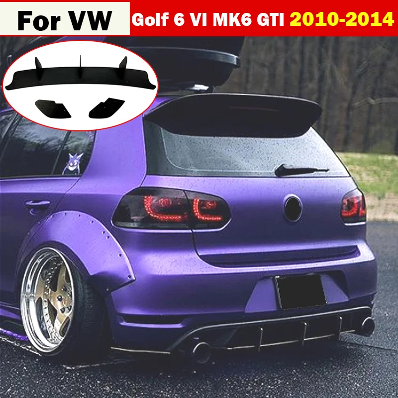 

Hot for VW Golf 6 VI MK6 GTI 2010 2011 2012 2013 2014 Rear Bumper Lip Spoiler Auto Accessories Exterior Modification Replacement