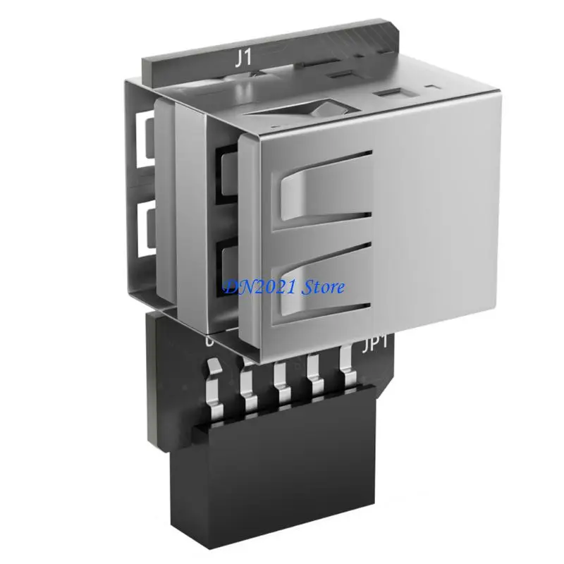 F3KE 9Pin to USB2.0 Type A Header Converters For Adding Port To Motherboards