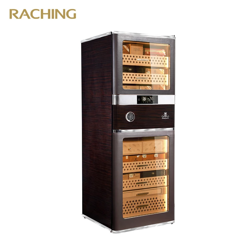 RR980 Max Capacity Intelligent Cigar Humidor Spanish Cedar Wood 3000-4000CT Cigars Cabinet