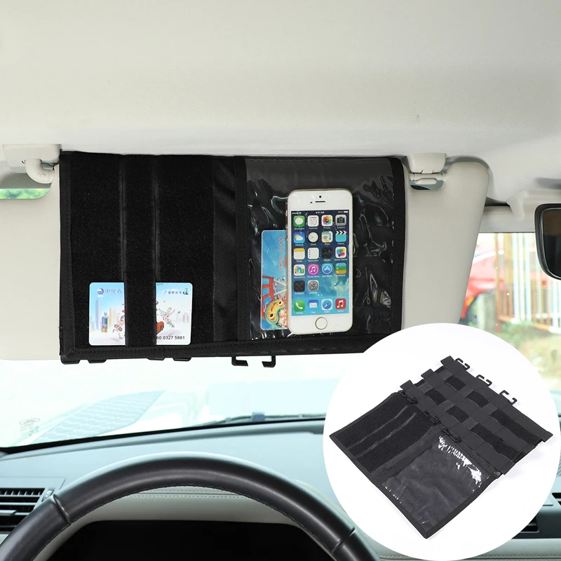 

For Land Rover Discovery 4 LR4 2010-16 For Discovery 5 2017-2023 Car Sun Visor Organizer Multi-Pocket Organizer Car Accessories