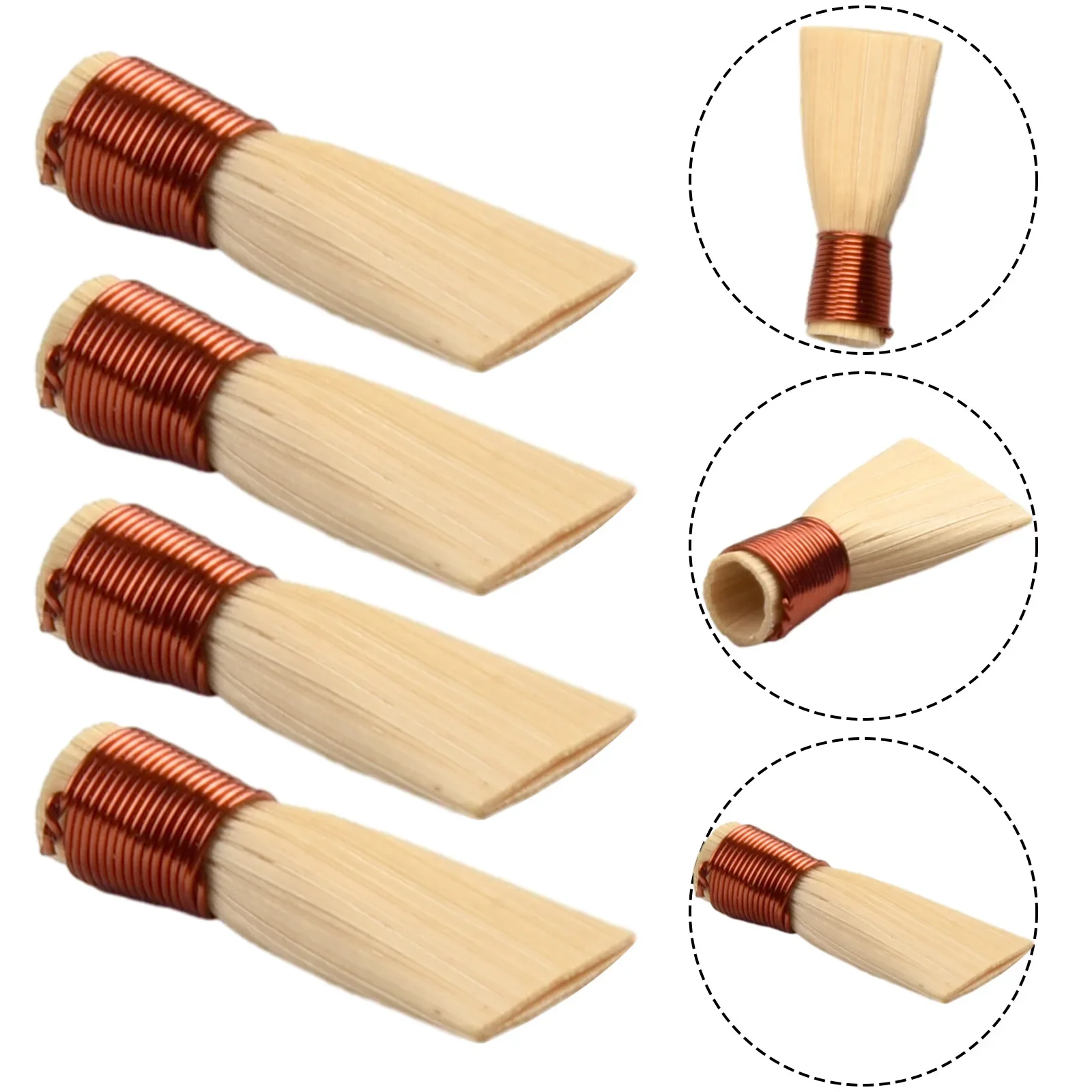 Reed Whistle Accessories For Suona 4Pcs Set For National Musical Instrument Ideal For Players Seeking Enhanced Sound