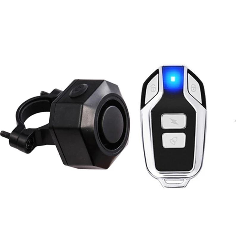 Wireless Waterproof Bike Vibration Alarm USB Charging Remote Control Motorcycle Electric Bicycle Security Burglar Alarm