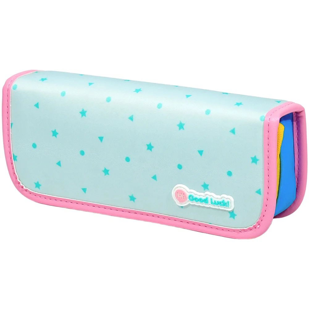 Hard Shell Soft Padding Pencil Case for Daily School Use 22x10x8cm Oxford Cloth Waterproof Multilayer Structure