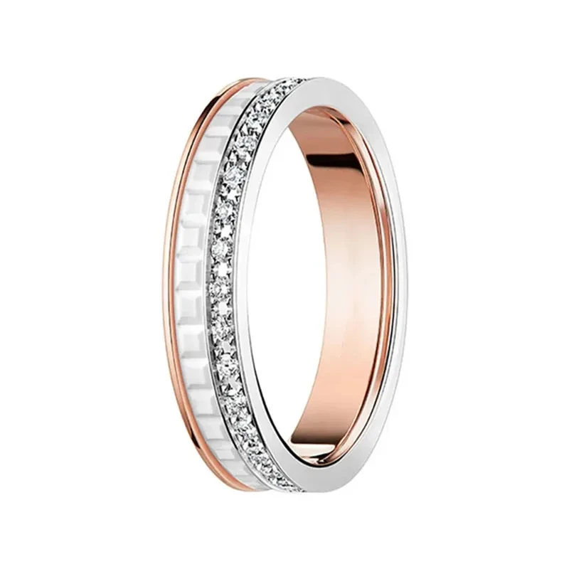 High quality 925 sterling silver rotating gear ring Ladies fashion luxury brand jewelry for Valentine's Day gifts