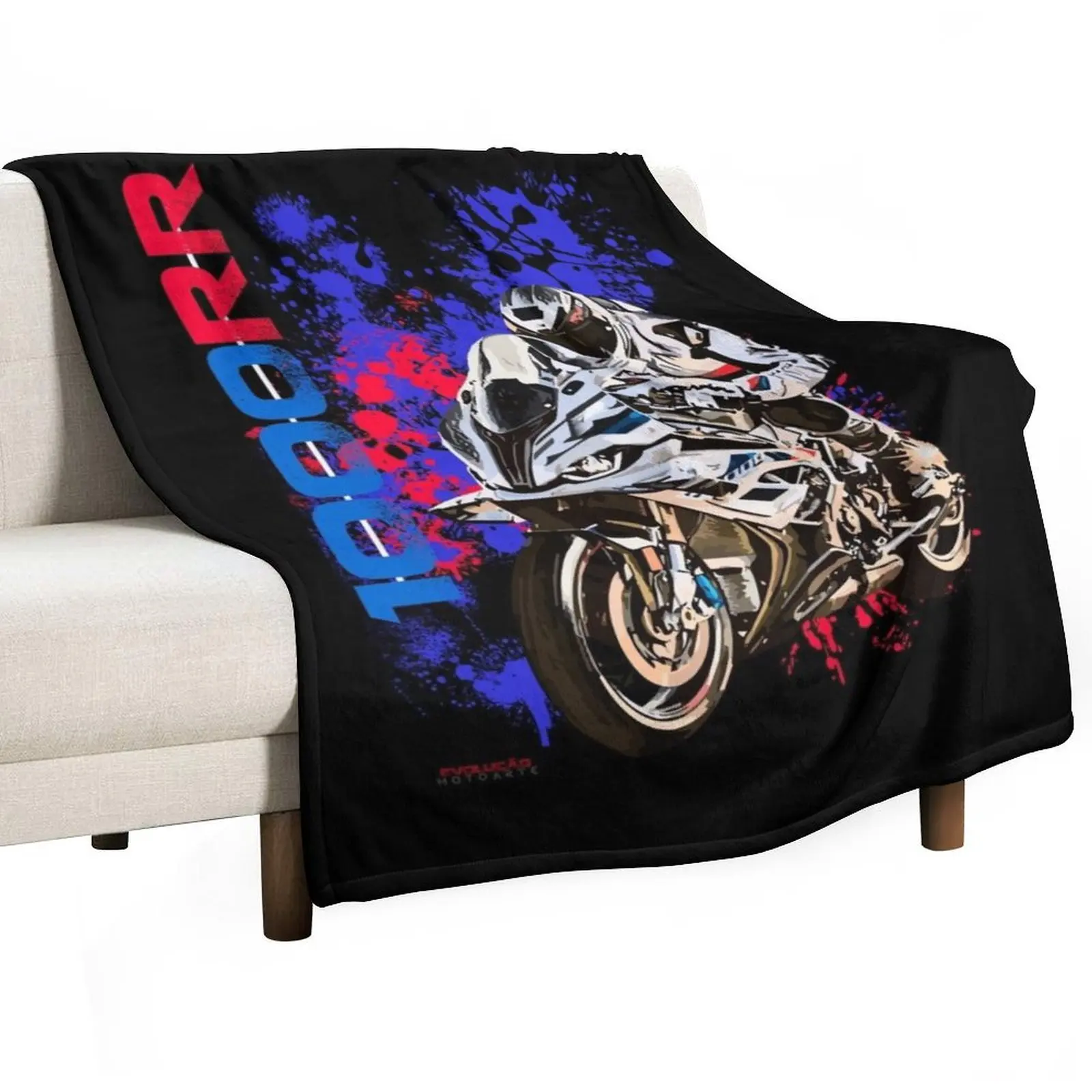 S1000 RR Throw Blanket Winter beds Tourist Blankets