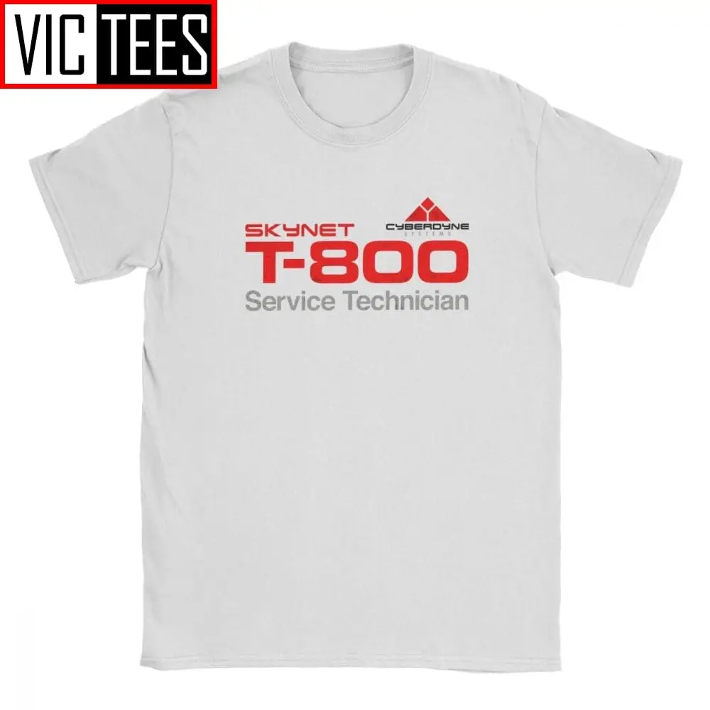 Shirts - Technician T Shirt Men Cotton Novelty Tshirt Crewneck Terminator Cyberdyne Cyborgs Camisas Hombre