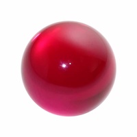 Heat resistant Lab Creat Ruby 1.0mm~20mm Round Ball Beads Spherical Loose Pigeon Blood Red No Hole Gemstone For Jewelry inlay