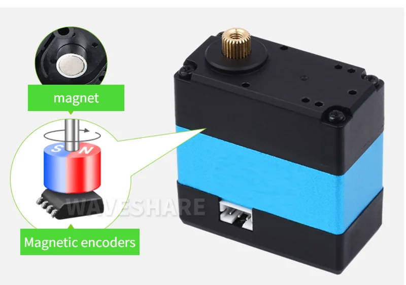 6V 20Kg 360 Degree Magnetic Code Serial Control TTL Servo Smart Robotic With Feedback for DIY Humanoid Robot Joints Industry
