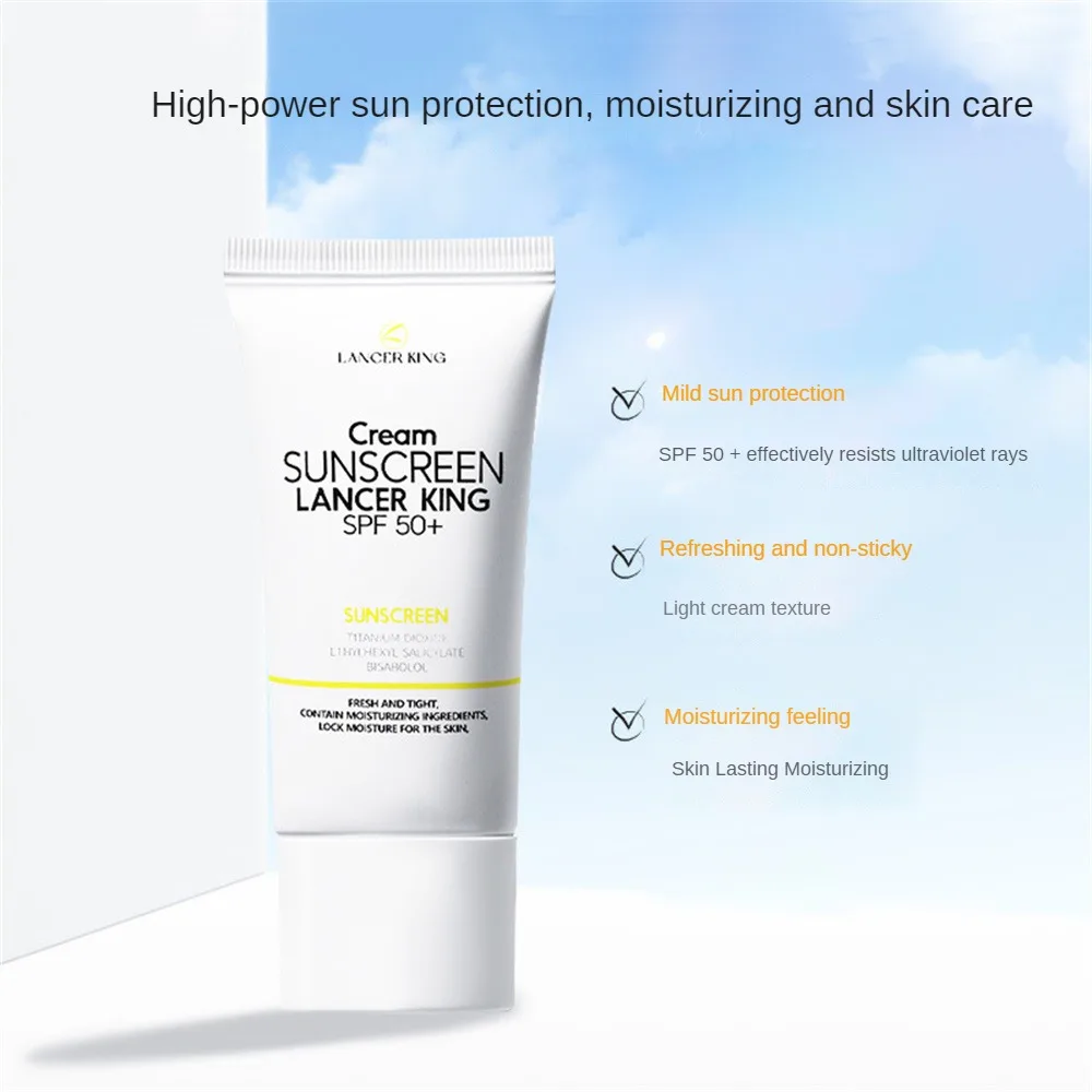 Face Sunscreen Moisturizing Isolation Cream Skin Care Whitening Sun Cream Anti Sun Portable Face Sun Block Beauty Health Spf 50