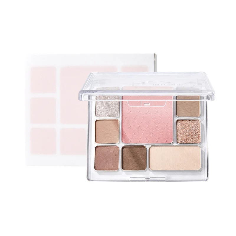 

INTOPOP Sweet Cool Galaxy Full Makeup - Pearlescent, Shimmering, Matte Contouring, Highlighting, And Blush All-in-one Palette