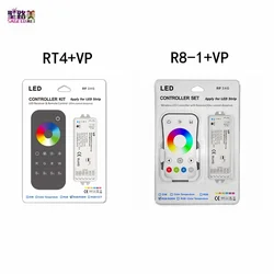 DC12V-24V 4A * 4CH RGBW LED Strip Controller Kit RT4 R8-1 2.4G RF Remote + VP ricevitore 1000Hz PWM per RGBW LED Strip Lights Tape