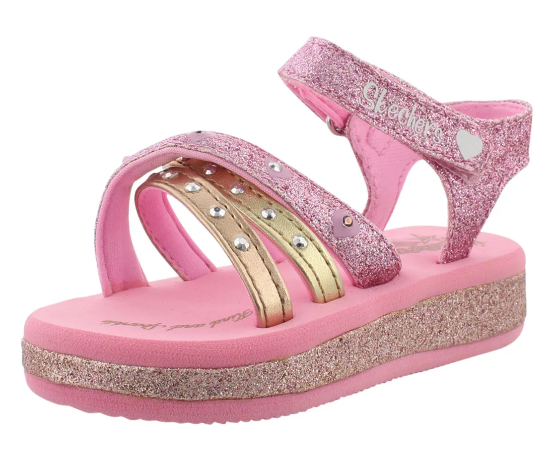 

Skechers S Lights Sunshines Heart Splash Baby Girls Shoes