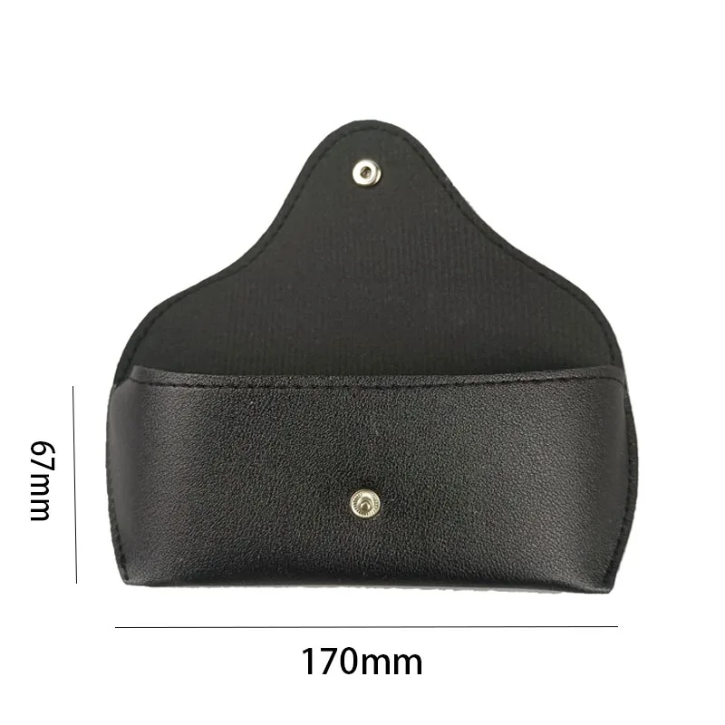 Leather sun glasses case Pink Black sunglasses bags  eyewear cases for women fashion eyeglasses cases 17*7*5cm