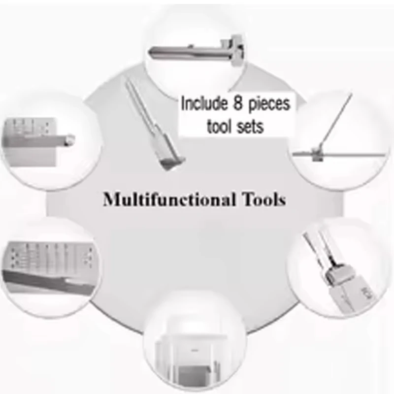 Lishi Pick and Decoder Lock Picking SC1 SC4 2 in1 Locksmith Tools Master Key Decoder Micha Decoder Hooks Topolines To Open Locks