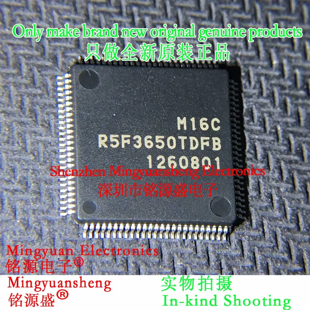 

Mingyuansheng Brand New Original Genuine R5F3650Tdfb # 30 R5F3650Tdfb R5F3650 Package Lqfp100 Microcontroller Ic Chip