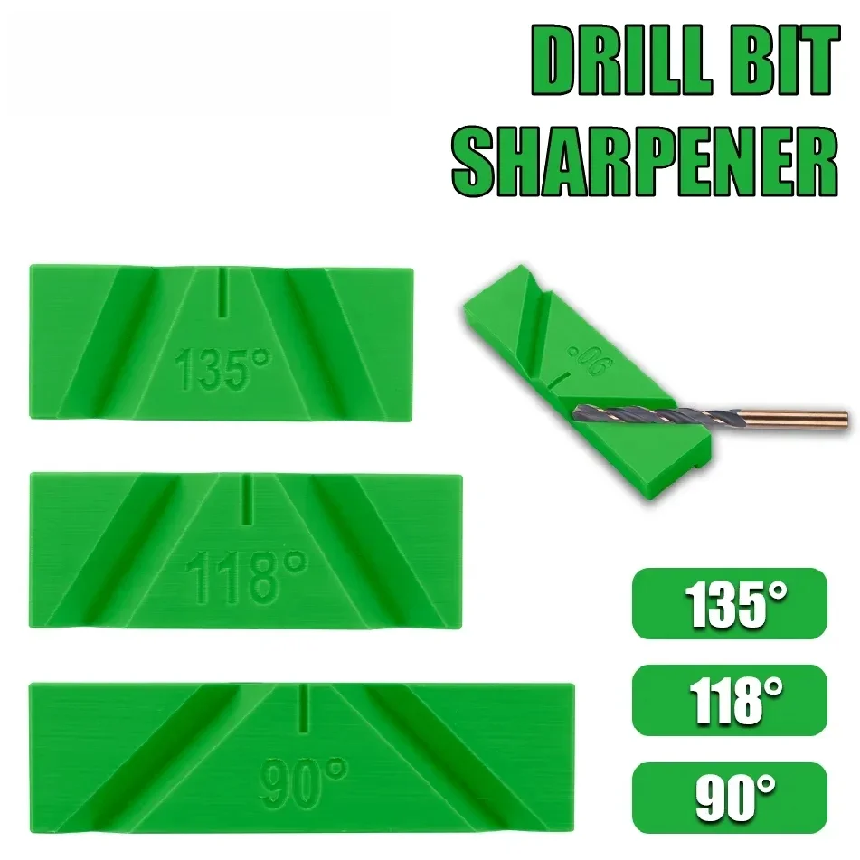 Drill Bit Grinding Guide Fixture 90°, 118° And 135° Angle Drill Bit Sharpener Required Manual Drill Bit Grinder Tool For Grinder
