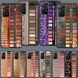 Glam Makeup Eye Shadow Box Phone Case For Redmi 13C 14C Note 14 13 Pro Plus 5G Clear Capa 12 12C 10A 10C 10 9A 9C 9T 9 8 Pro Cov
